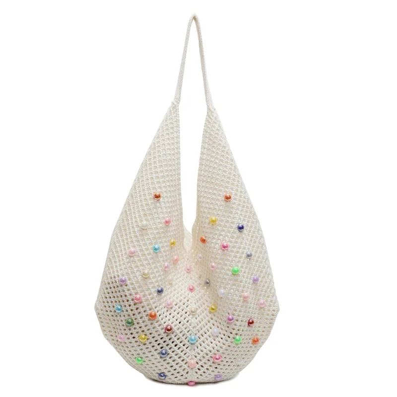 여성용 토트 백 한국 진주 단순 유행 다목적 스위트 숄더 백 럭셔리 브랜드 대용량 휴대용 핸드백