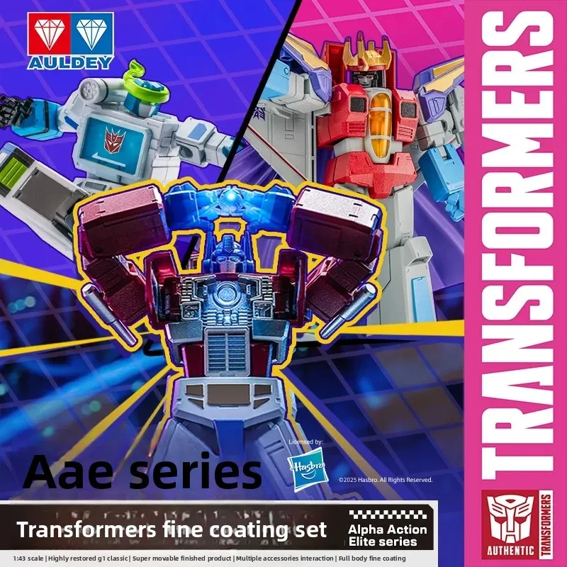 

AULDEY AAE Transformers Toy Optimus Prime Starscream Crowned Mirror Sound Wave Fine Coating Suit Toys for Boys Gift Collectible