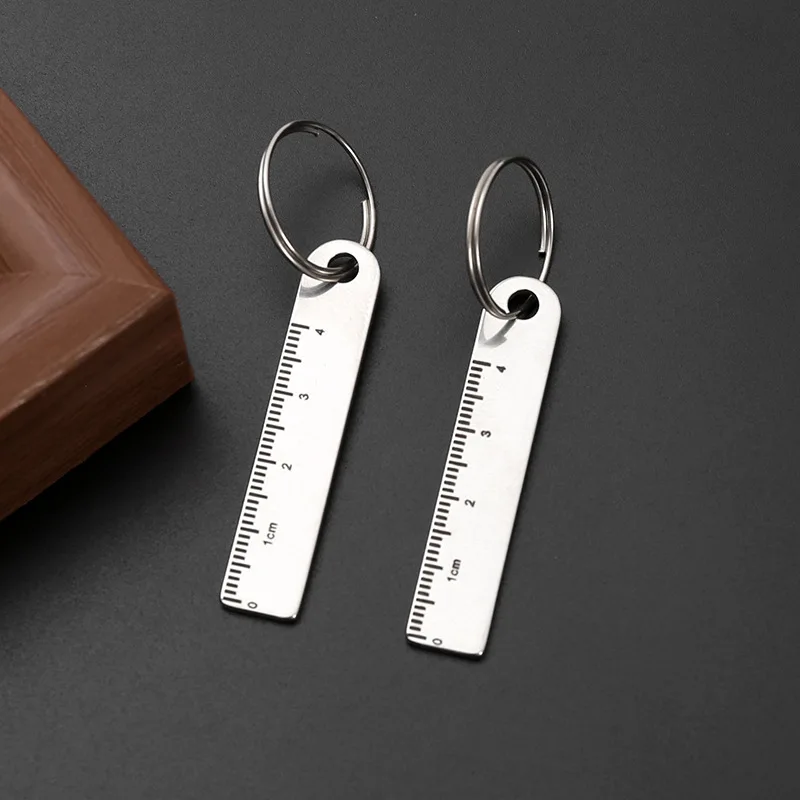 New Mini Ruler - Compact Pendant Ornament - Home Portable Measuring Tool - Small Keychain Ruler