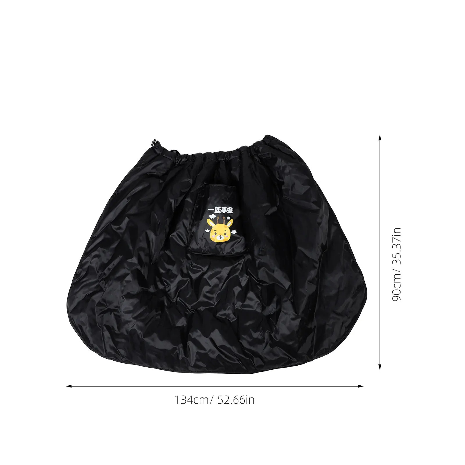 Electric Scooter Leg Apron Cover Windproof Thermal Windshield Blanket Universal Fit for Snow Rain Cold Weather Scooter