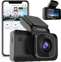 philips Front WiFi Car 1600P HD Driver Video Recorder USB Car DVR Camera Loop Recording GS5101Internal 64G memory card