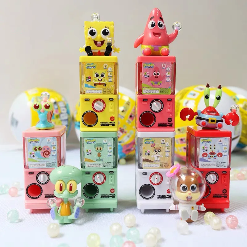 SpongeBob Pearl Gacha Blind Box 10cm Capsule Toy Trendy Mini Figure Mystery Box Cute DIY Toy