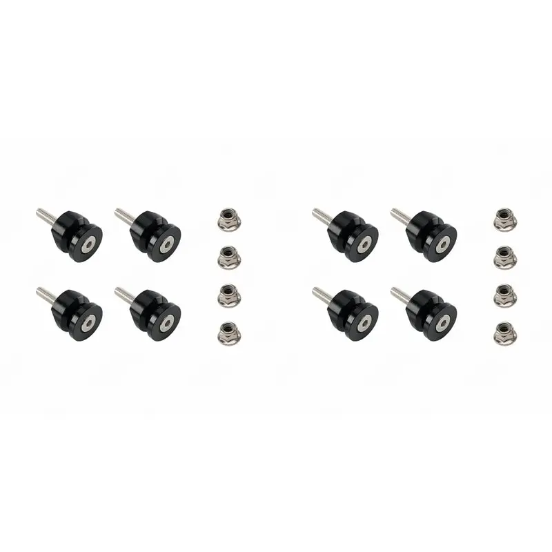 8X Motorcycle Top Case Bracket Base Plate Bushing Pad Buckle Spacers Tail Box Rear Trunk Luggage Case Side Box Bracket