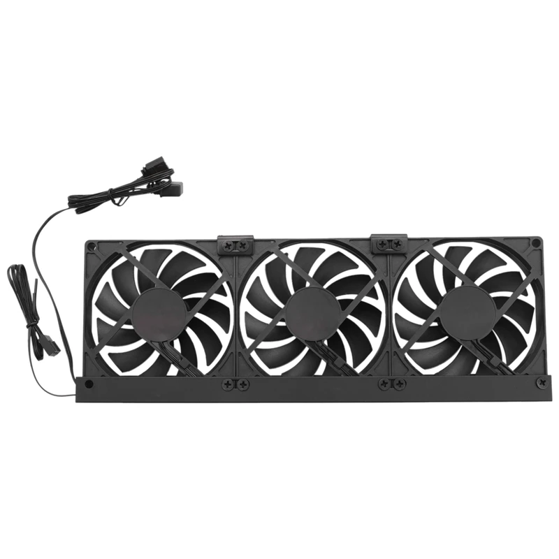 

Universal GPU Cooling Fan 3X90mm ARGB Sync Lighting 5V Addressable RGB Silent Chassis PCI Graphics Card Cooler Fan