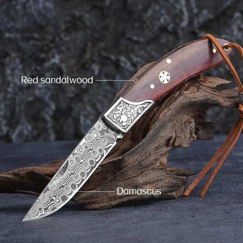 

Дамасский VG10 маленький нож складной нож карманный нож уличный нож для переноски полевой мини-нож фрукты