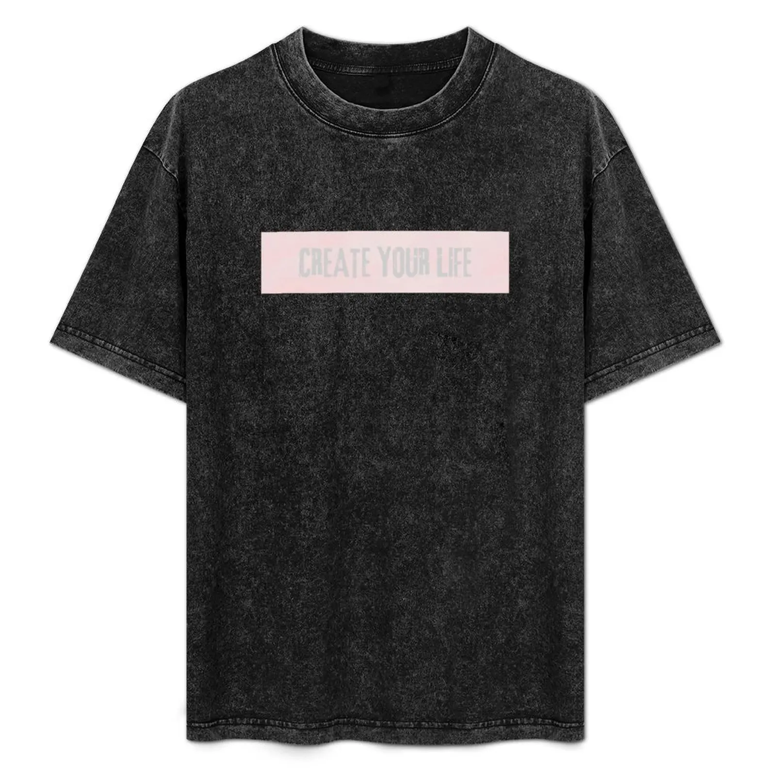 

Create your life T-Shirt Large Size Casual Short Sleeve Top