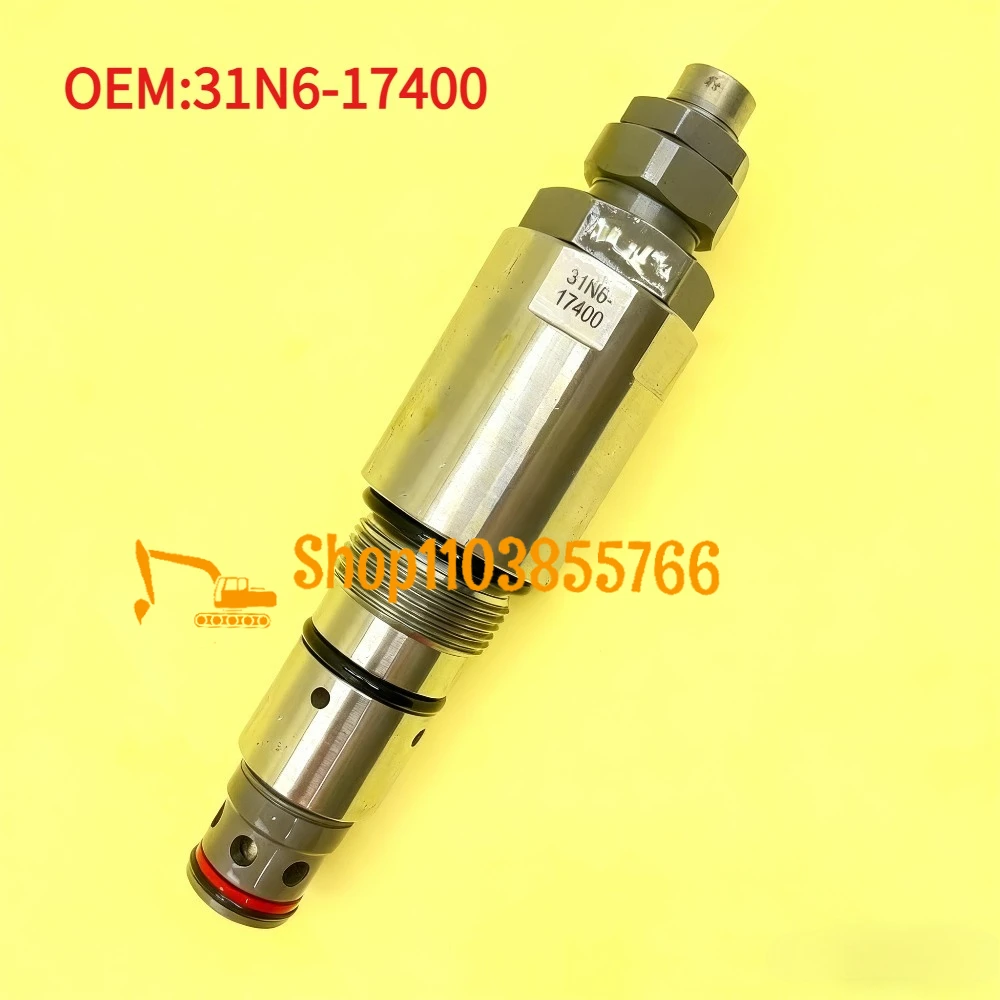 

31N6-17400 31N6-17410 Главный клапан для современного экскаватора R210-7 R215-7 R220-7 Предохранительный клапан Гидравлические детали