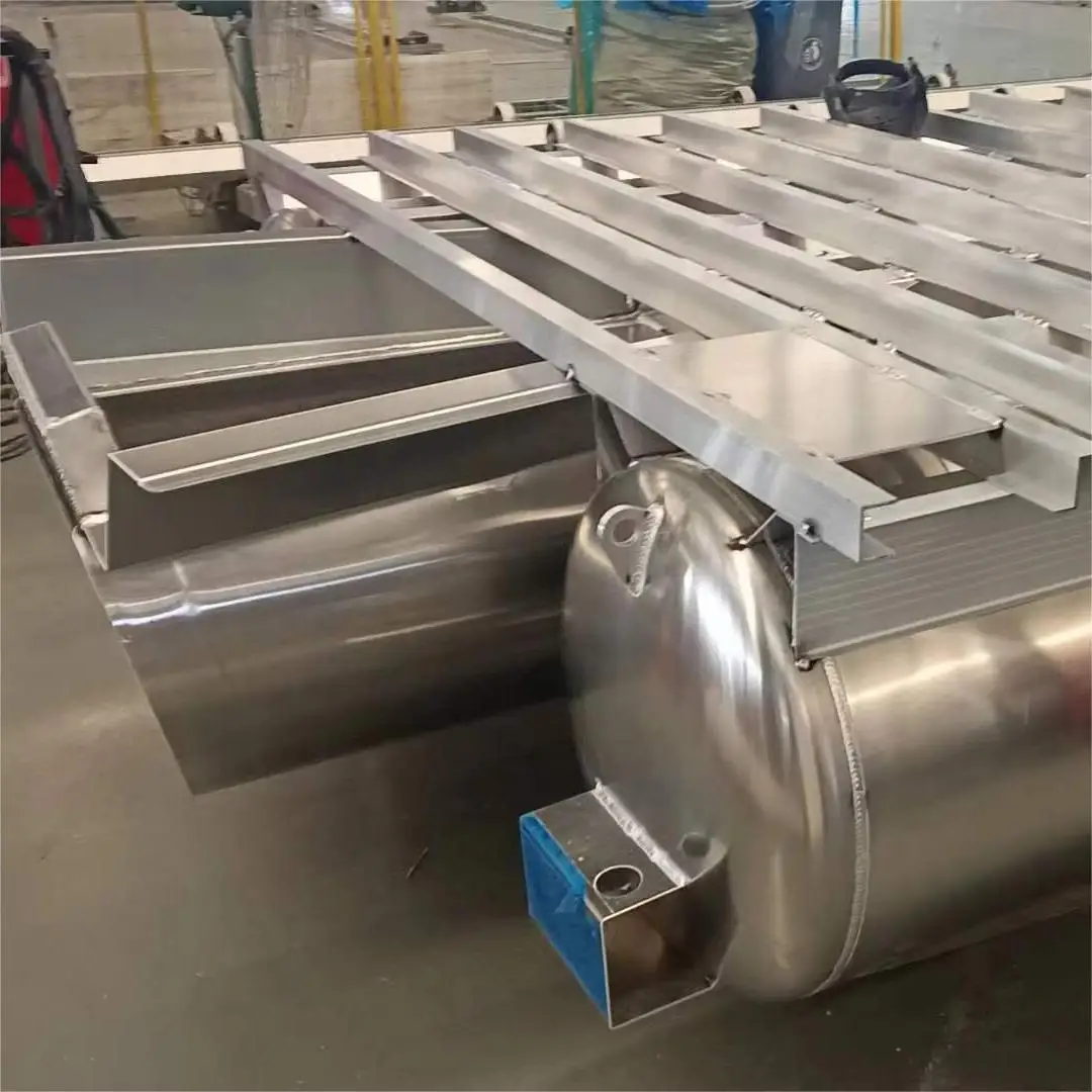 5 م-12 م قارب عائم أنبوب عائم قارب الصيد الألومنيوم منصة عائم قوس التخصيص #4