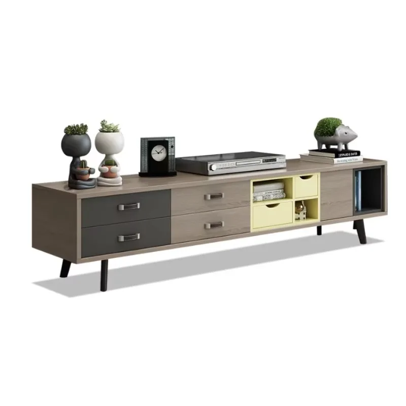 

Melamine MDF Board LCD TV Stand Guangzhou Flat Pack Nordic TV Stand