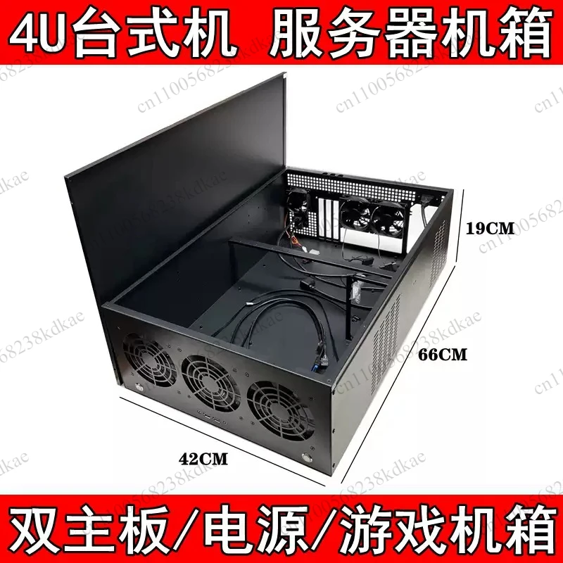 4U 19 Inch Rack Mount Storage Chassis 24 HDD Bays Large Capacity Server Hard Disk Storage Case