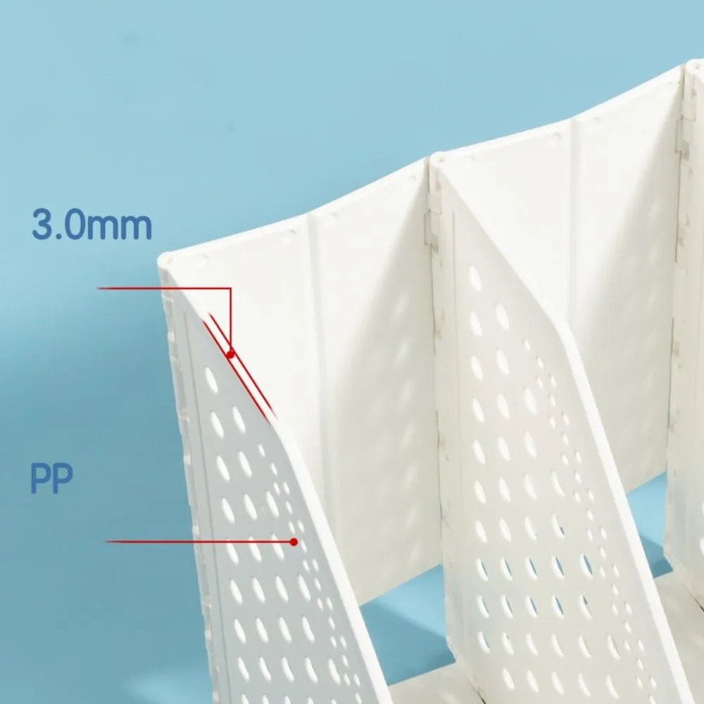 1 Pc PP Retractable File Holder File Storage Rack Foldable Bookshelf Book Support Office Supply Creative School Supplies