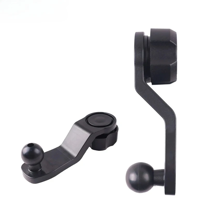 Adaptador de Haste de Extensão com Cabeça Esférica de 17mm, Braço Extensor Rotativo 360 Graus para Suporte de Celular e GPS em Saída de Ar e Painel de Carro