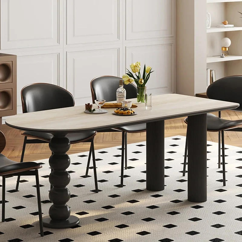 

Современные обеденные столы из цельного дерева в японском стиле, простые элитные обеденные столы для ресторана, мебель для дома в стиле ретро, Stoviglie HBDT