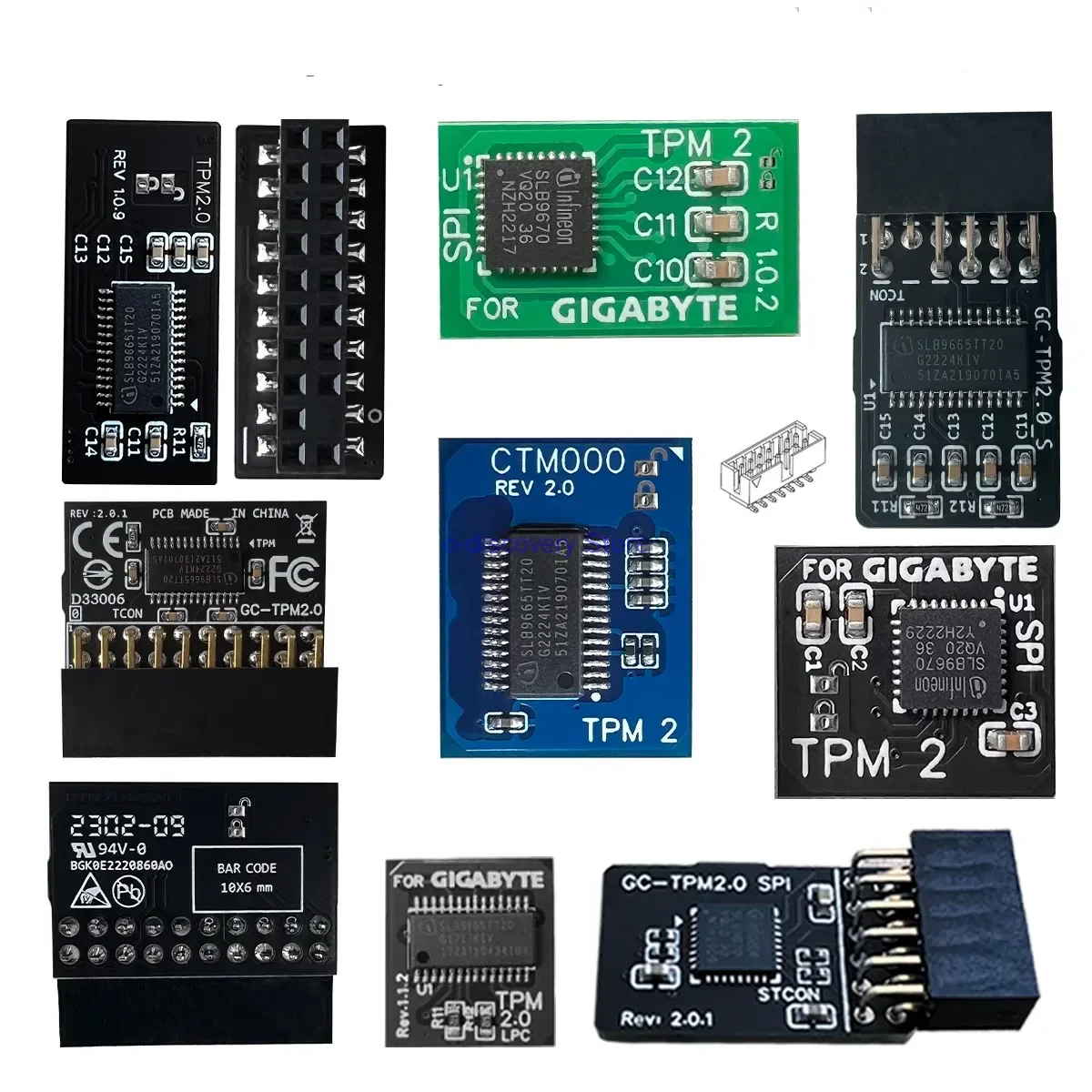 

TPM Safety Module TPM2.0 GC-TPM20_S -SPI CTM000 010