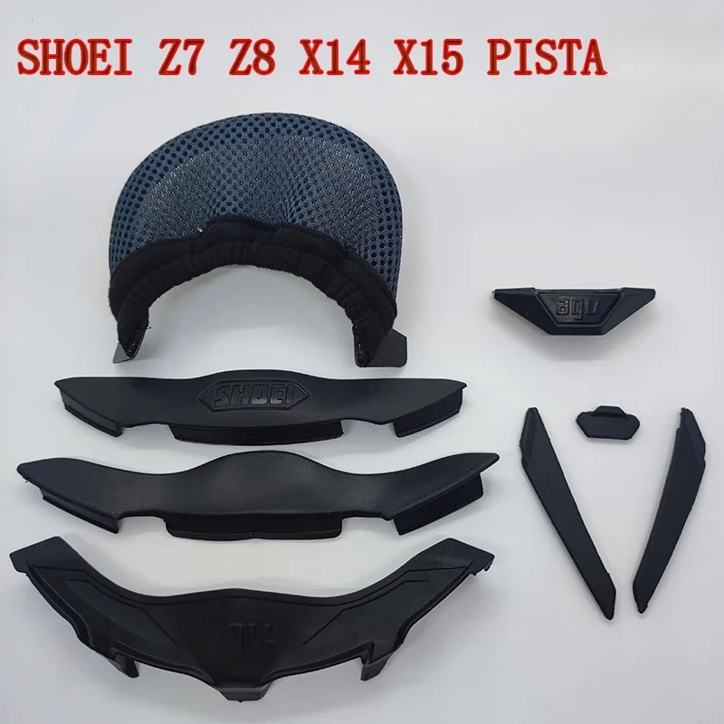 

For SHOEIX14 X15 Z7 Z8 GTAIR Pista Helmet Nose Jaw Mesh Nose Seal Chin Support, Universal Model