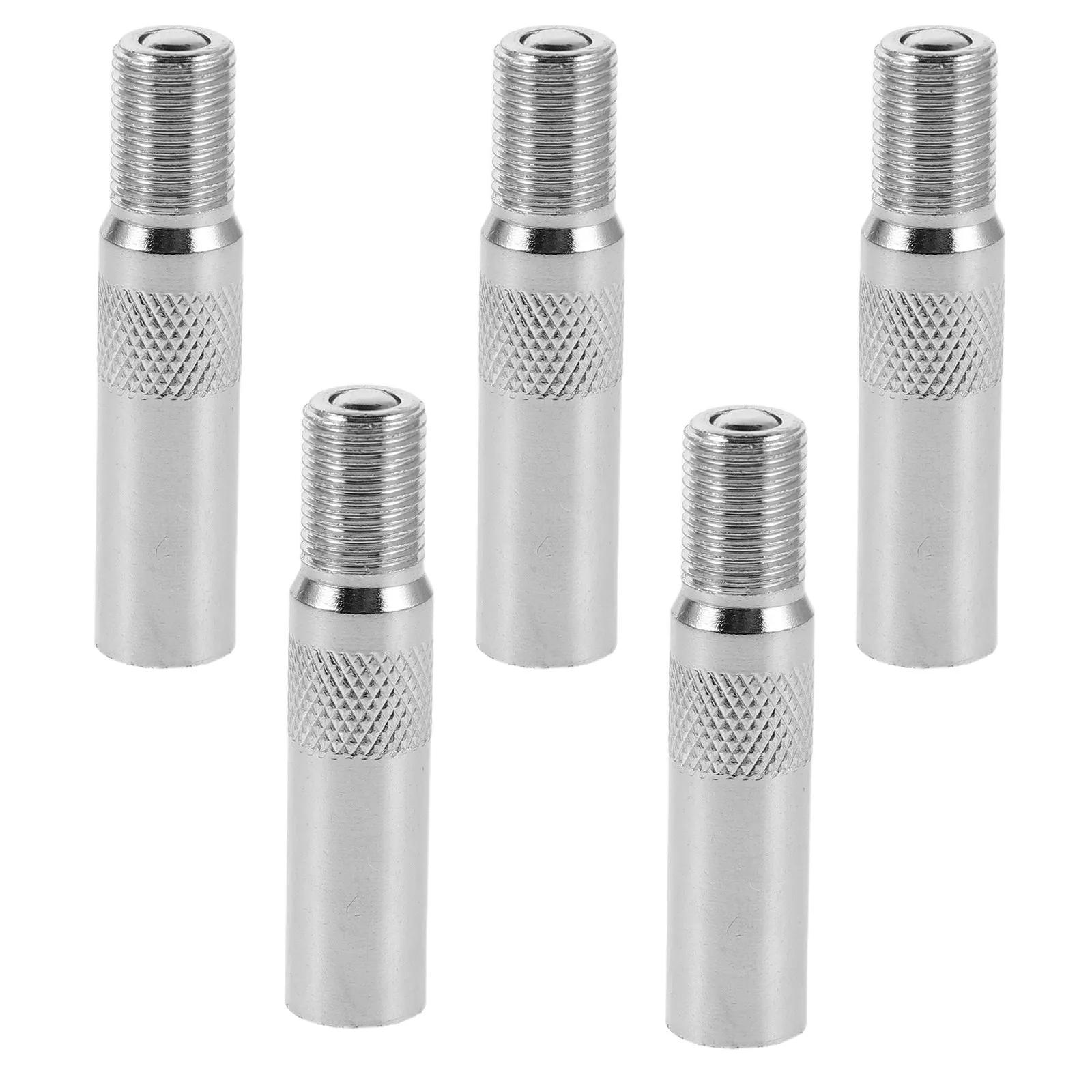 5Pcs Tire Valve Stem Extension Adapter Metal Air Valve Extender Easy Inflation for Car Motorcycle Bike Truck 39Mm