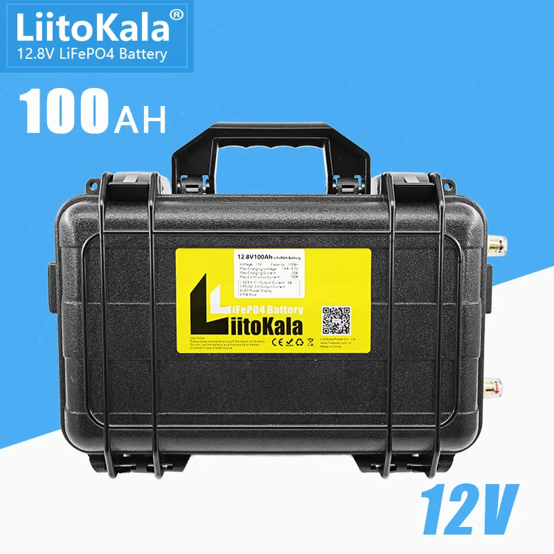 LiitoKala 12V 300Ah 200Ah LiFePO4 bateria 90Ah 100Ah 120Ah 150Ah 180Ah do wózek golfowy baterii Off-grid Off-grid energia słoneczna