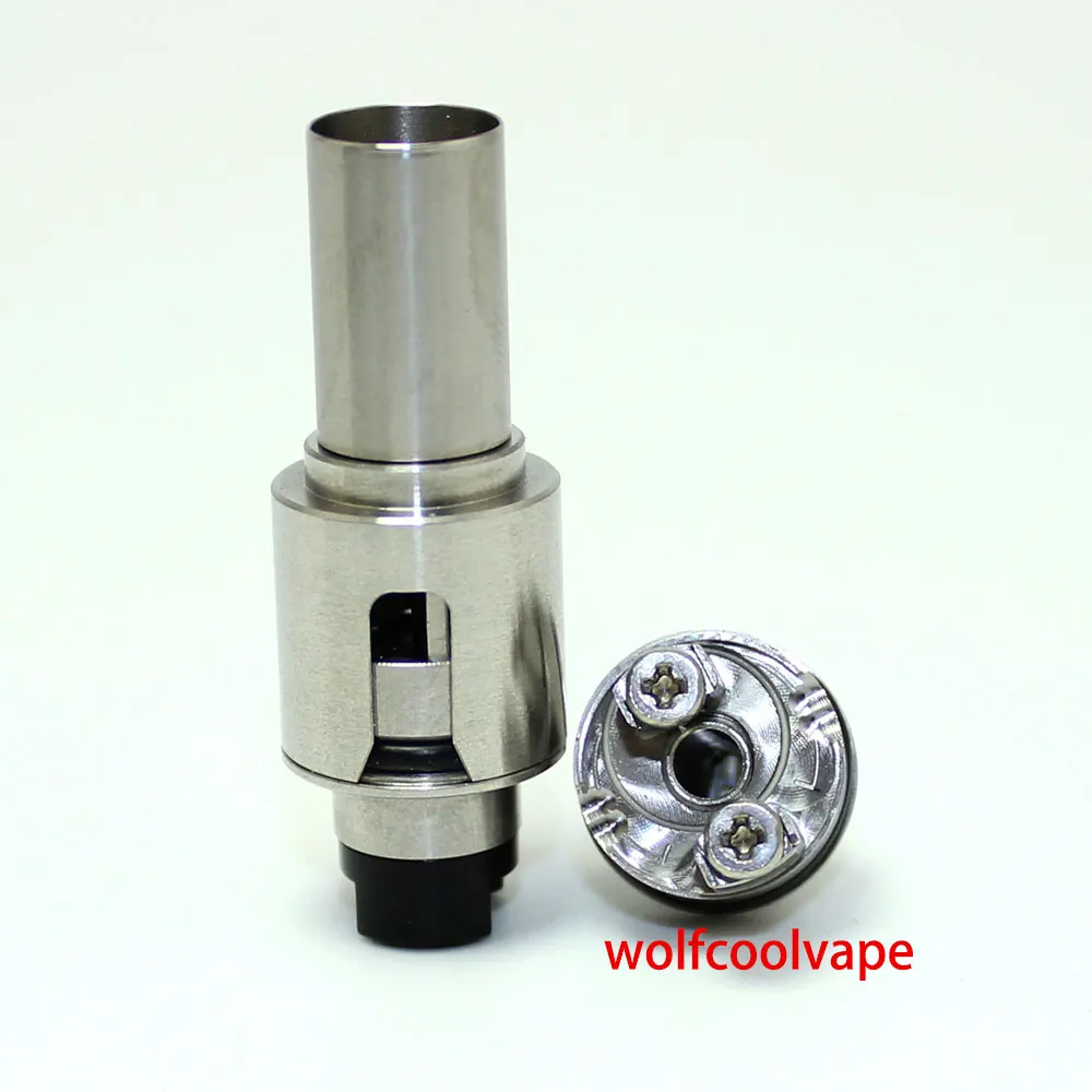 

Испаритель Wolfcoolvape Hellfire Exocet RBA, мостовой испаритель RBA, резервуар обслуживаемого атомайзера 316SS мостовой резервуар для испарителя rba для резервуара заготовки/BB/Boro