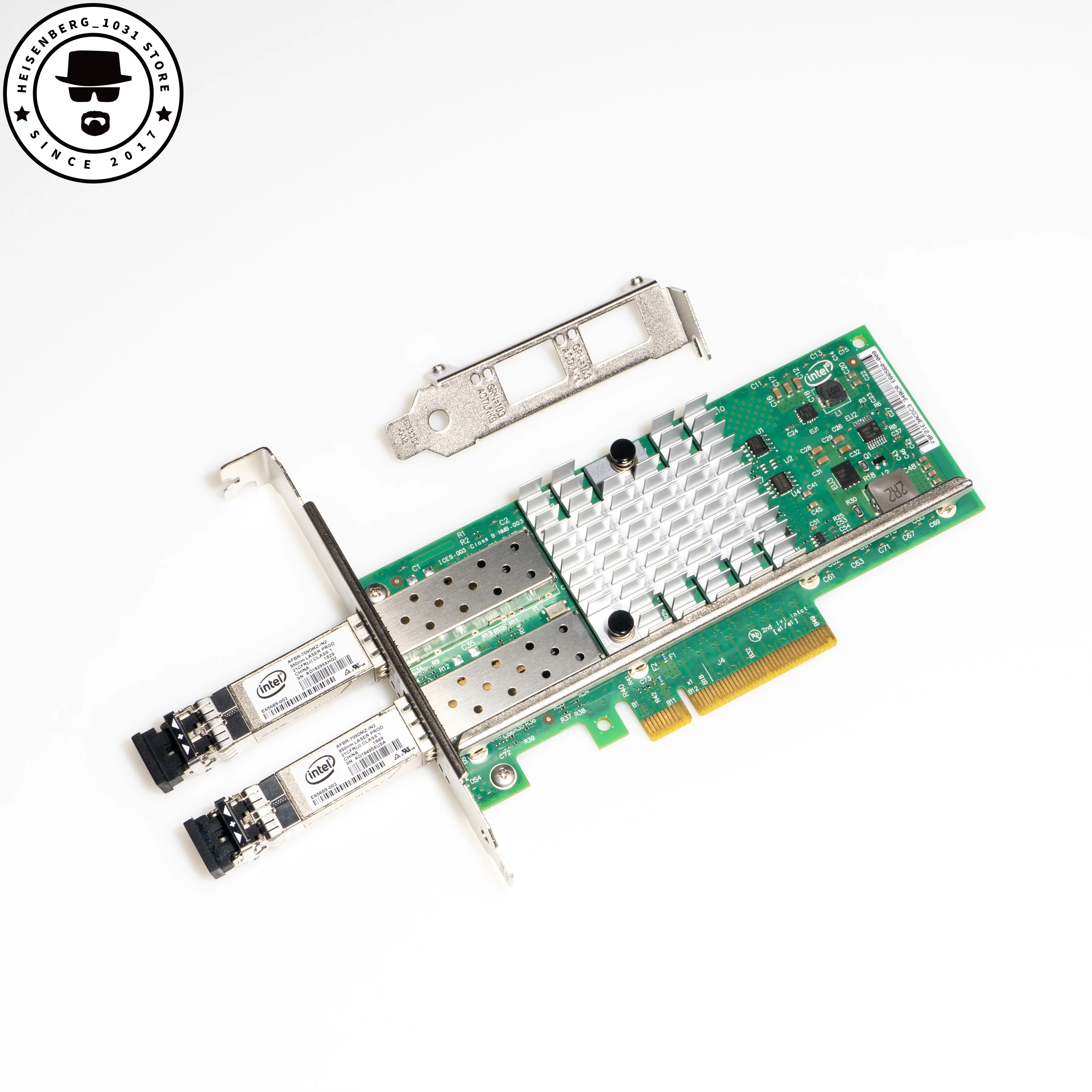 

Intel X520-DA2 10Gb 10GbE Network Interface Adapter NIC E10G42BTDA & 2*AFBR-709DMZ-IN2 10Gb SFP+ Refurbished