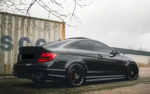 För Mercedes Benz C-klass C63 W204 2007-2014 ReaI Kolfiber Sidokjolar Förlängningar Läppar Spoiler Biltillbehör Karosserisats 6 best sales w204 sidokjol - №5