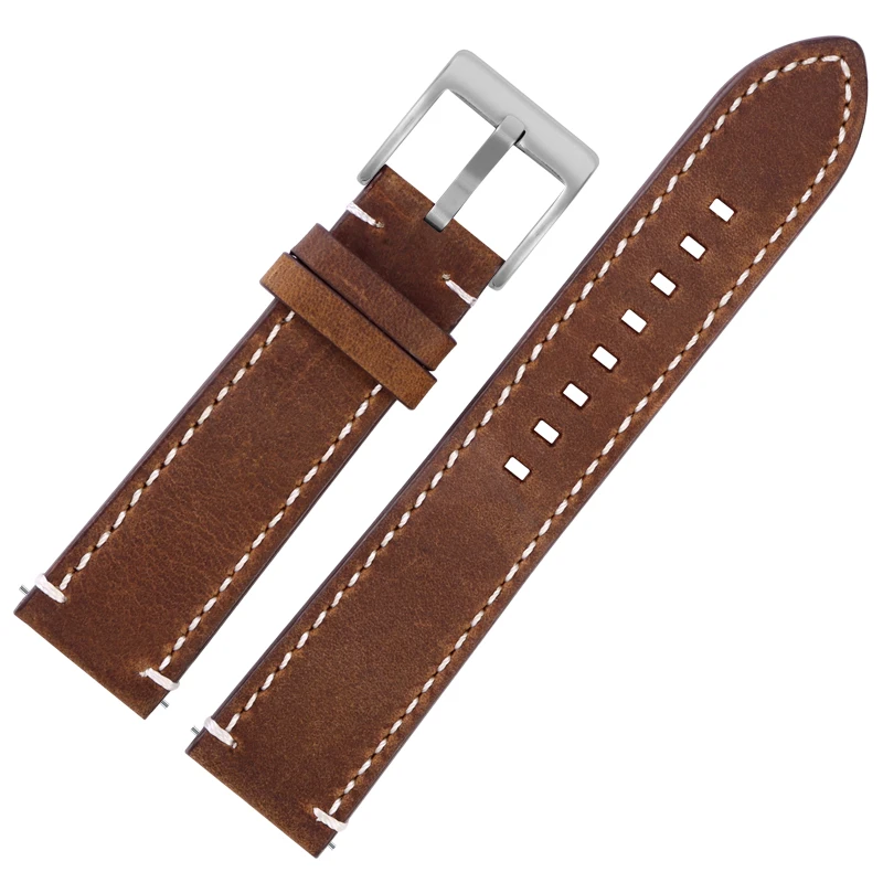 For Hamilton Seiko Tissot Panahai PAM111 441 359 Genuine Leather Strap Bracelet 20mm 22mm 24mm Strap Men Quick Release watchbelt