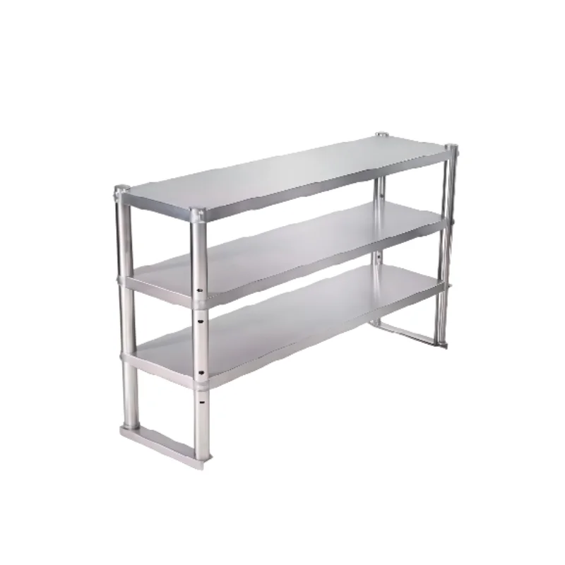 

High-quality Stainless Steel, On-table Shelves, Three-layer Shelves, Customizable Commercial Kitchen Stainless Steel Shelves