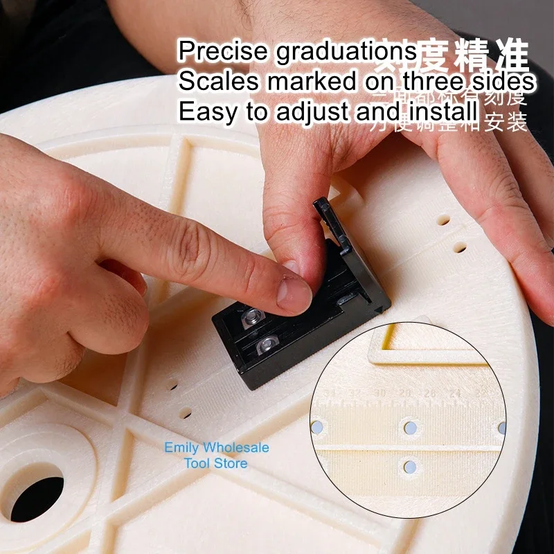 Pottery triangle trimming clip automatically find the center of the teaching trimming artifact bowl cup novice embryo tools - Image 3