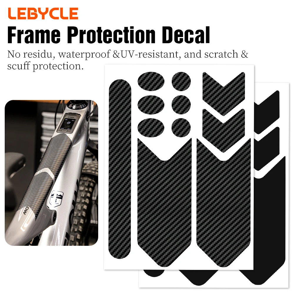 �y�Z�[�����zLEBYCLE MTB ���[�h�o�C�N �`�F�[���v���e�N�V�����X�e�b�J�[ ���]�ԃt���[���ی�X�e�b�J�[ �t�����g�t�H�[�N�ی�t�B����