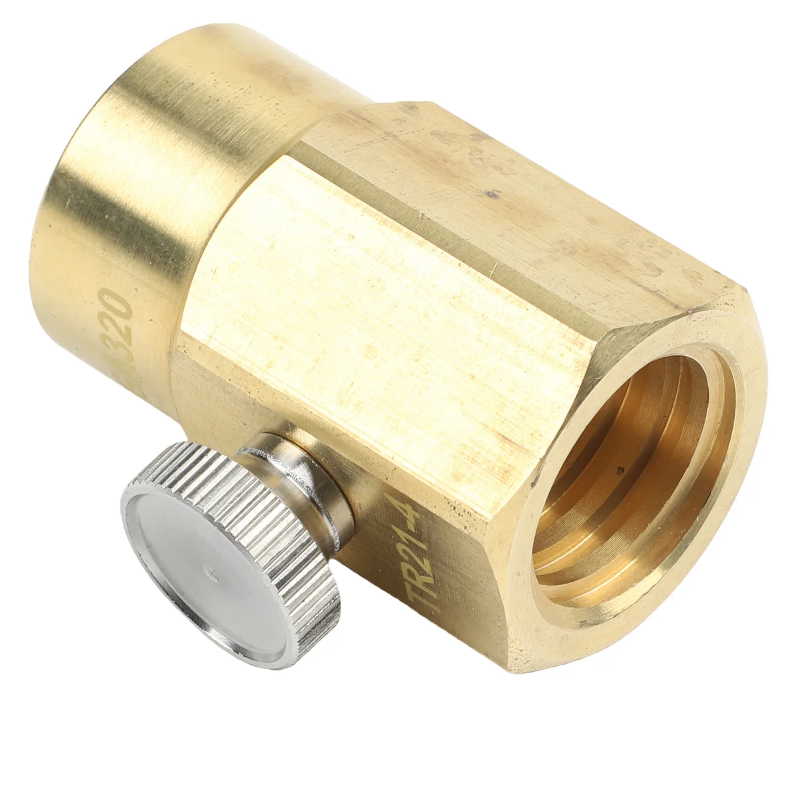 Cylinder Exchange Gold Cylinder Refill Adapter Cylinder Adapter Compatible With CGA320 Easy To Use Adapter For Home Usage