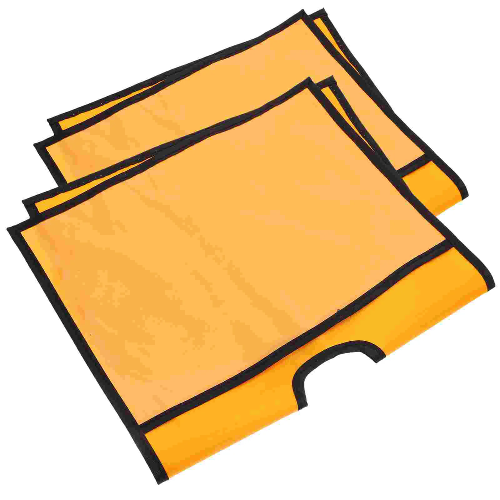 2 Pcs Traffic Drogue Safety Cone Covers Massage Sleeves Signs Message for Caution Cones with Pocket Outdoor