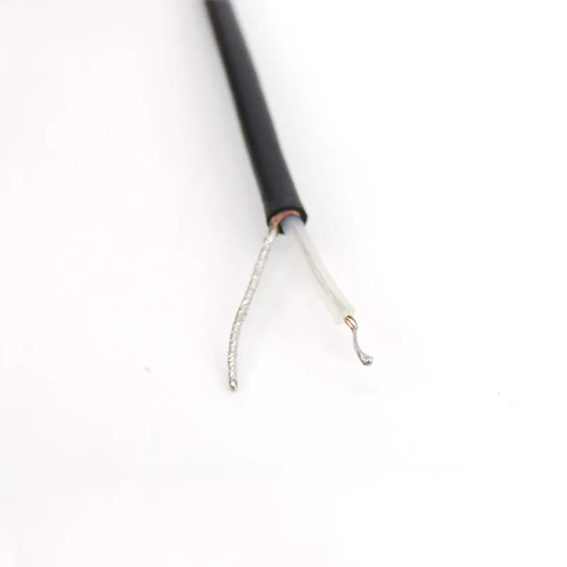 BNC male female cable shielding plug connector Pure copper jumper Q9 monitoring coaxial signal video tail 19cm Welding free