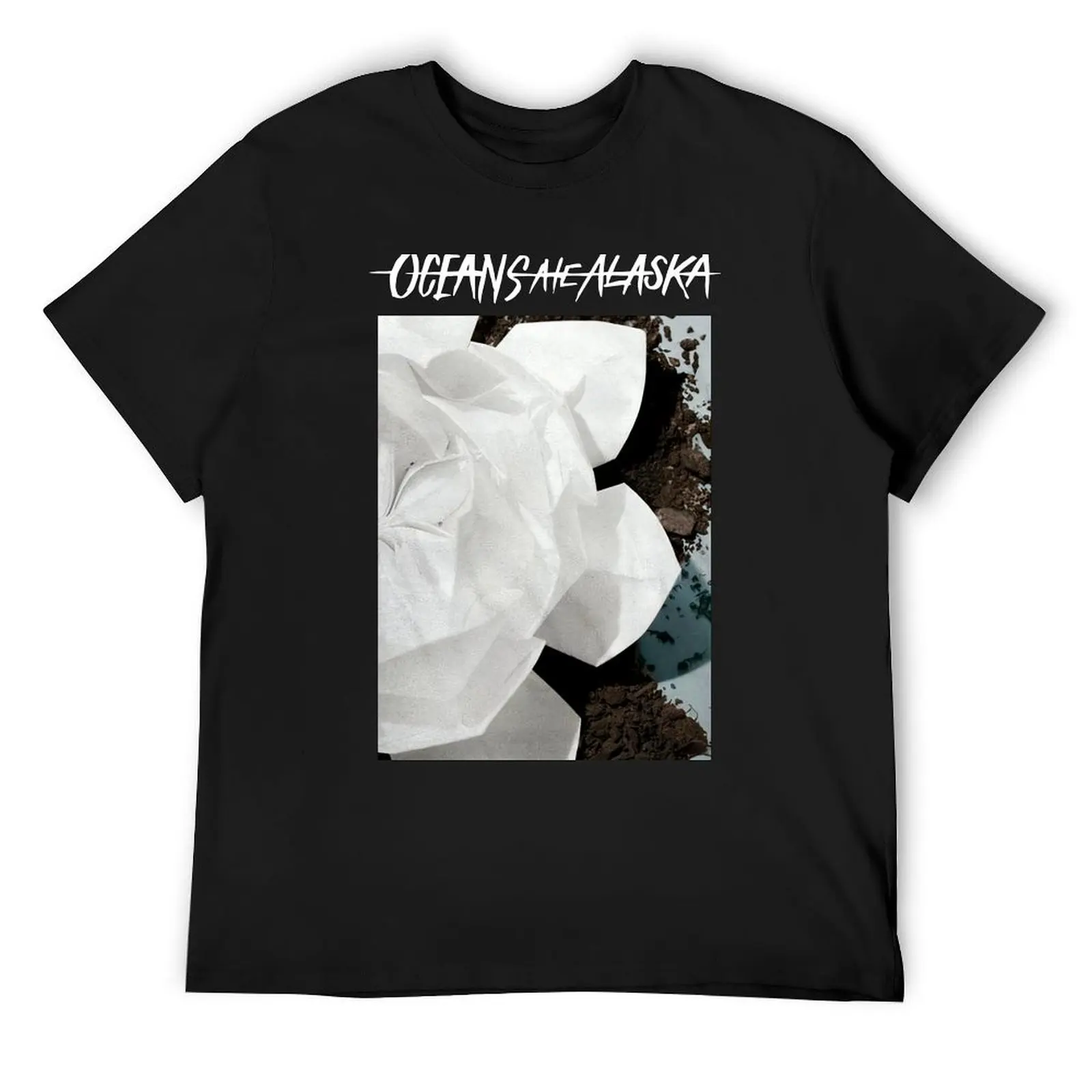 

Men's Oceans Ate Alaska Flower Tee Fashion T-Shirt designer shirts baggy shirts boys whites heavy weight t shirts for men