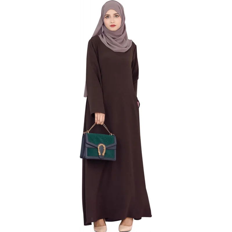 Lightweight Modest Women's Abaya Long Sleeve Dress
