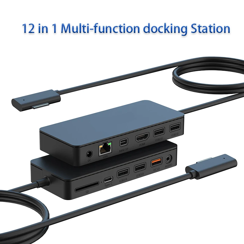 Splitter Multi Adapter usb hub Gigabit Ethernet Game HUB SD card reading 12 in 1 Multi-function docking Station RJ45 LAN Adapter