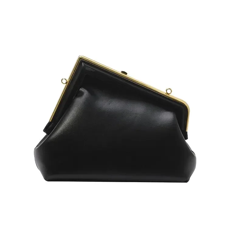 

2025 New! Niche European and American Trend - Designed Clip Messenger Crossbody Bag - Simple Temperament "F - Bag" for Women