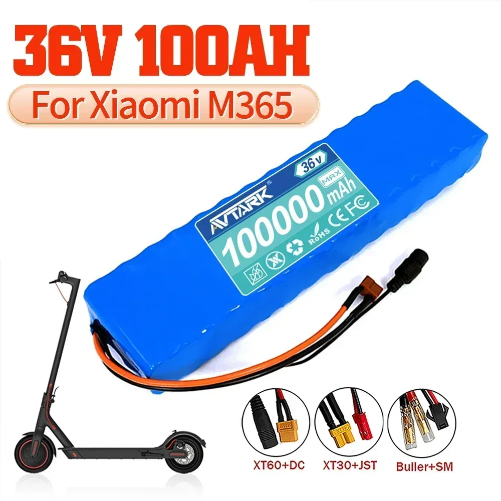 

NEW 10S3P 36V 100Ah Battery ebike Battery Pack 18650 Li-ion Batteries 1000W For High Power Electric Scooter Motorcycle Scooter