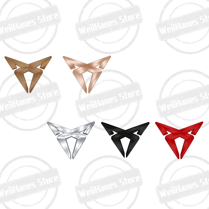 Emblema Metálico Pequeño 3D para Leon 5f Ibiza 6l 6j 1p MK3 ATECA Tarraco Mii Exeo, Adorno Interior para el Volante del Coche