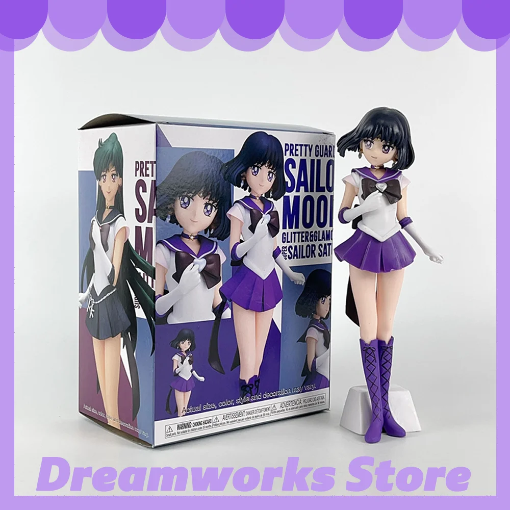 23CM SAILOR MOON Tomoe Hotaru Anime Figure GLITTER&GLAMOURS Ver Eternal Model Toy Gift Collection Sailor Saturn Action Figure