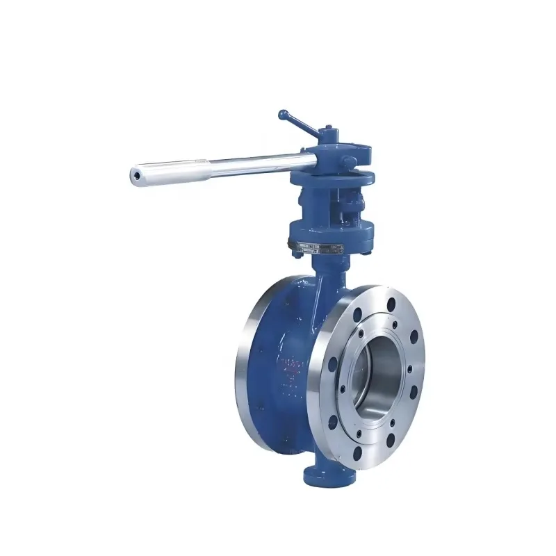 

Fitting Water Control Industrial Wafer Double Flange Butterfly Valve with Electric Pneumatic Actuator