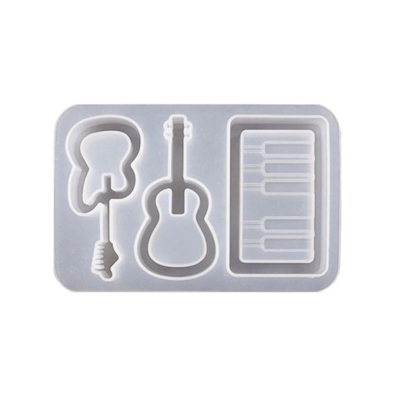Instrument Note Mold DIY Resin Casting Mold for DIY Keychain Jewelry