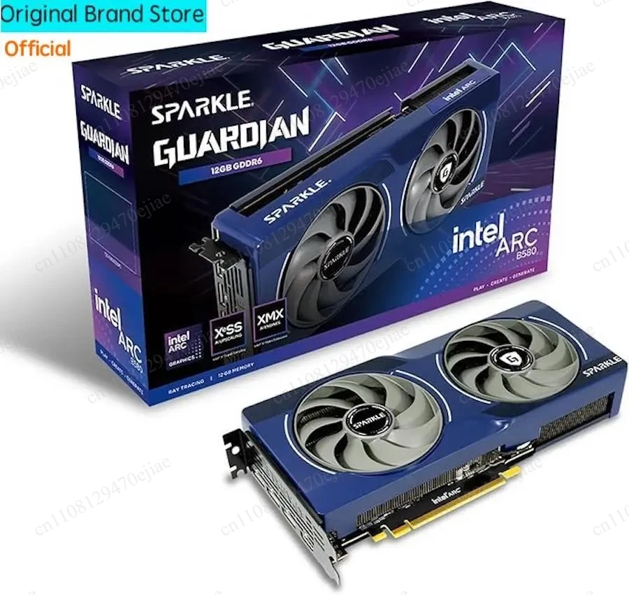 SPARKLE Intel ARC B580　ガーディアン 12GB Placa Gráfica Sparkle Intel Arc B580 Guardian 12GB GDDR6, Placa