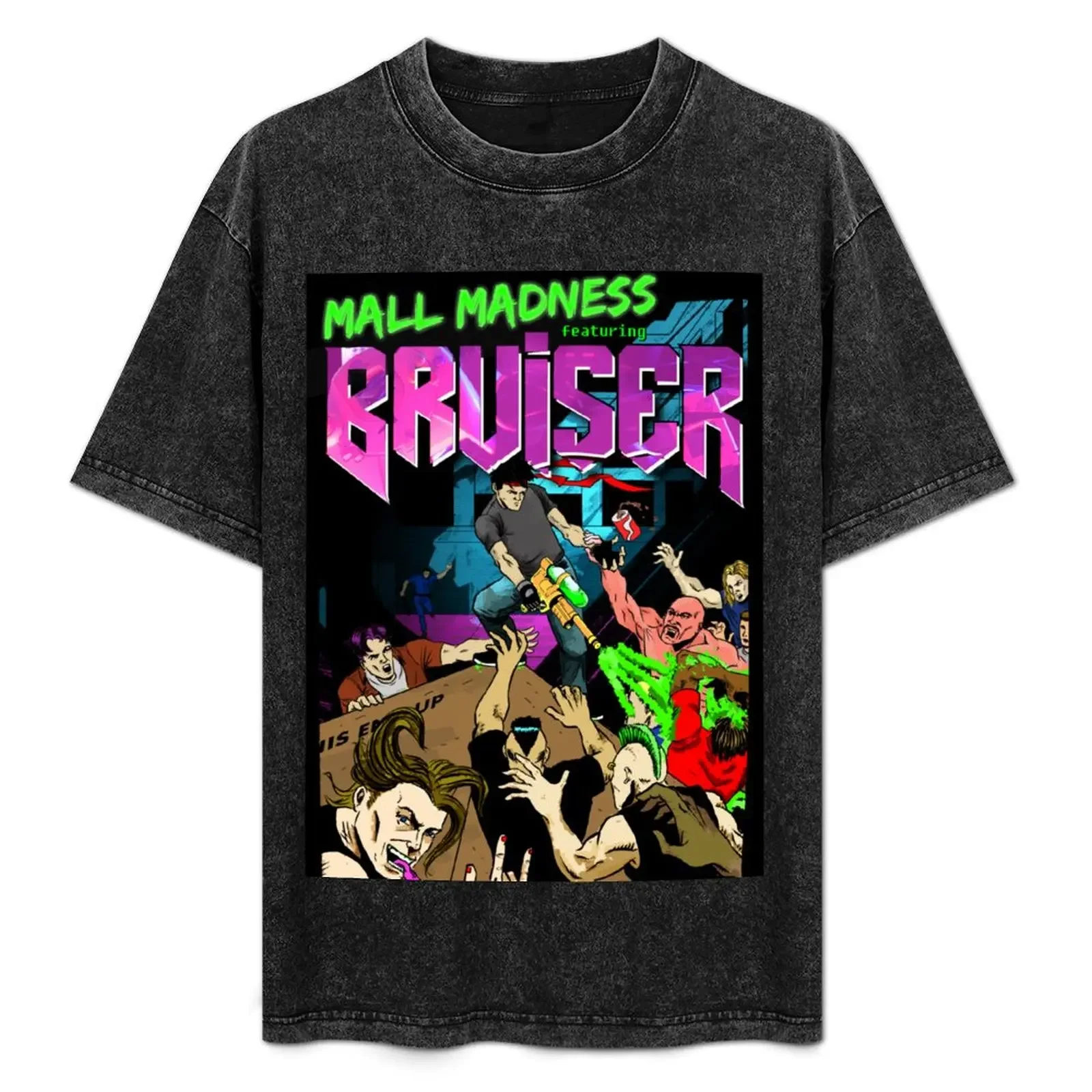 

Mall Madness - Bruiser Video Game Shirt T-Shirt Standard Fit Solid Tee Shirt