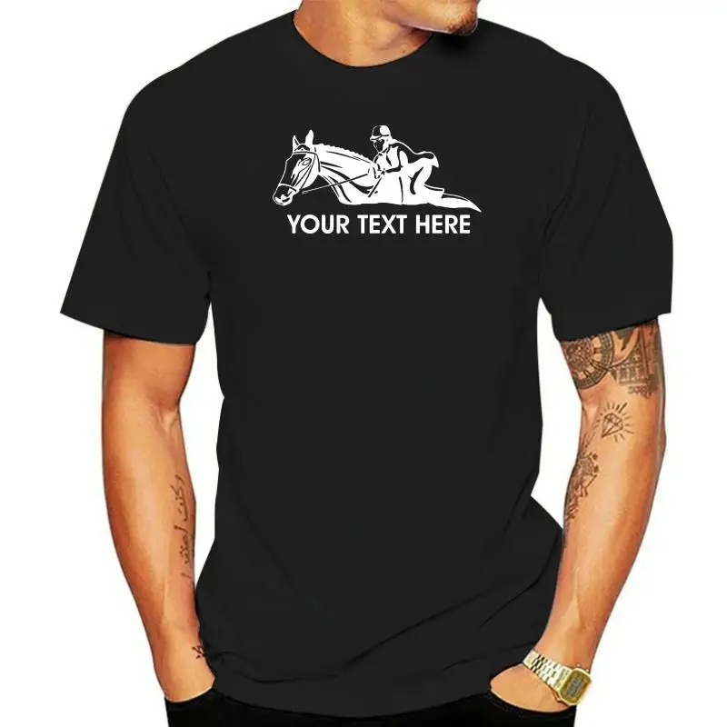 Springt-Shirt Paard Paardensport Berijding Verjaardag Xmas Maat Xxl