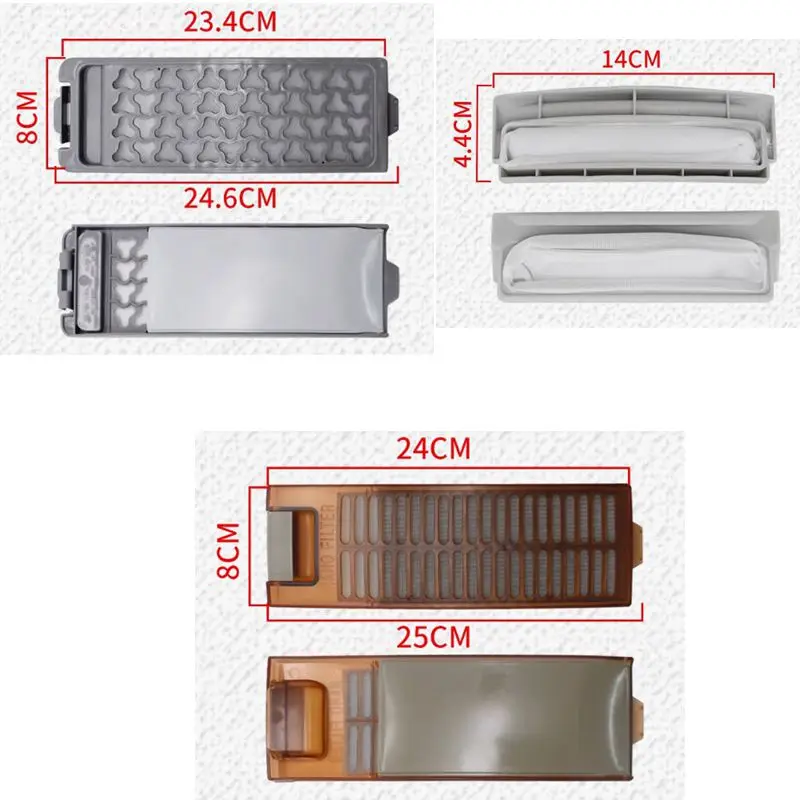 1 قطعة صندوق مرشح الغسالة استبدال الملحقات ل دايو غسالة صندوق مرشح كيس شبكي أجزاء الغسالة