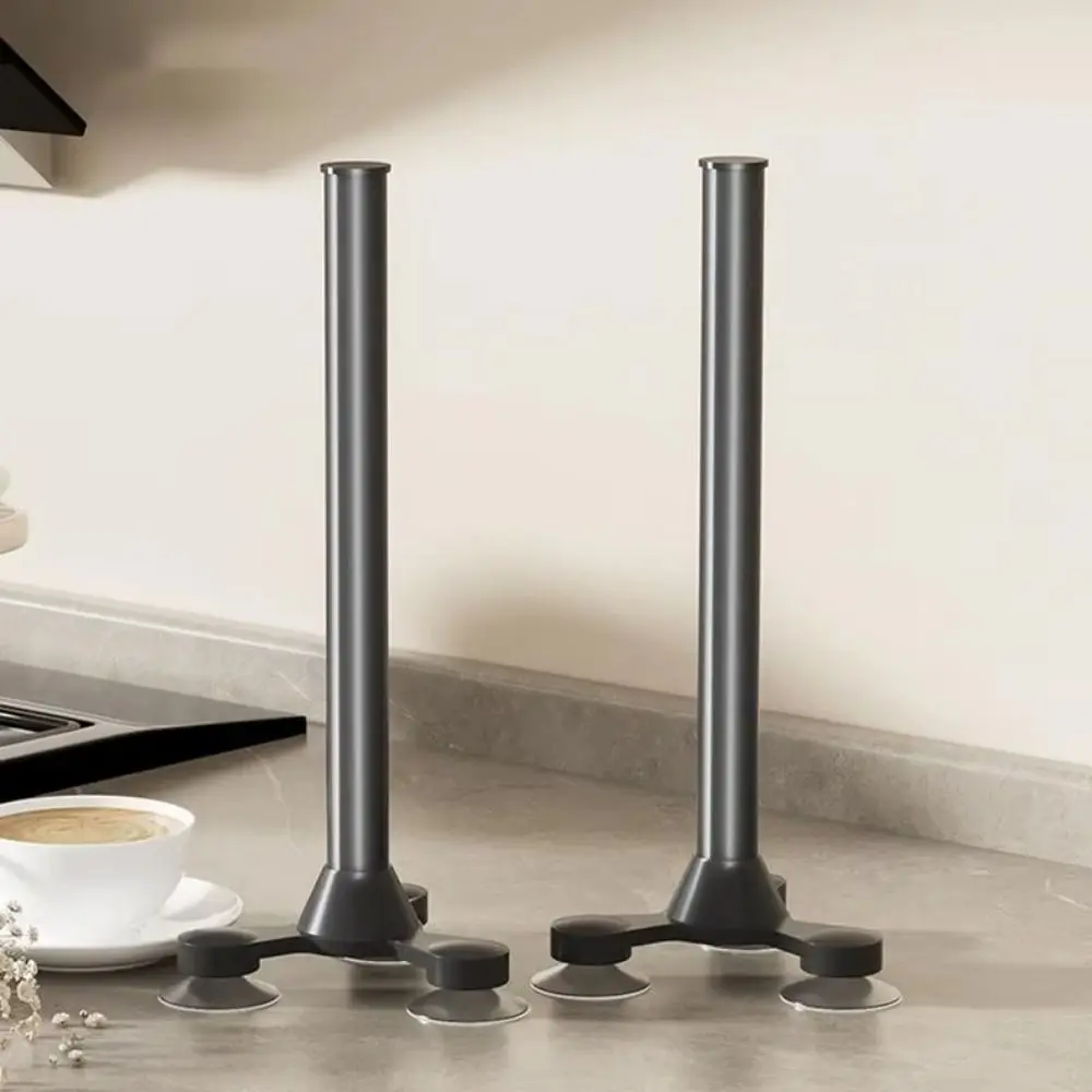 

Suction Cup Paper Towel Holder Removable Non-slip Roll Paper Dispenser Space Saving One-Handed Tear Vertical Tissue Stand