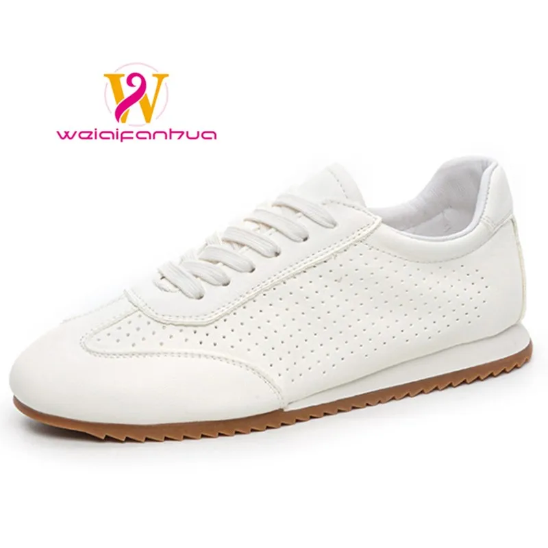 

Женские кожаные туфли из высококачественной воловьей кожи, новинка 2026 года, Dezhun, на толстой подошве, спортивные, люксовые