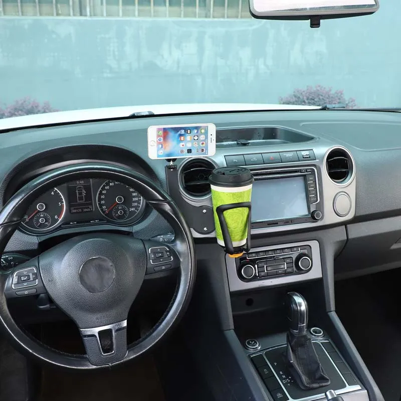 For Volkswagen Amoka Amarok 2011-2015 car center console cup holder, beverage cup holder, phone holder, automotive accessories