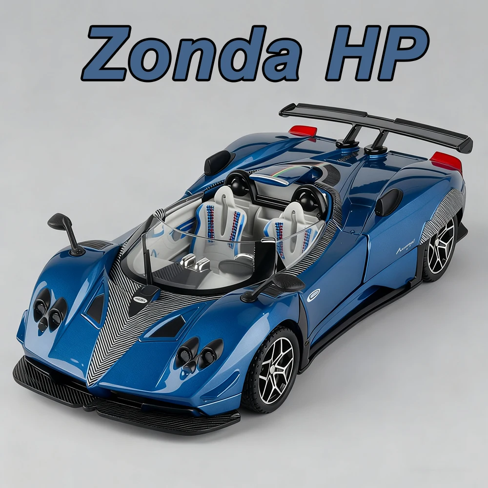 1:32 PAGANI Zonda HP Huayra BC Legierung Modell Spielzeug Diecast Auto Türen Geöffnet Sound Licht Zurückziehen Sport Auto Kinder Geburtstag Geschenke