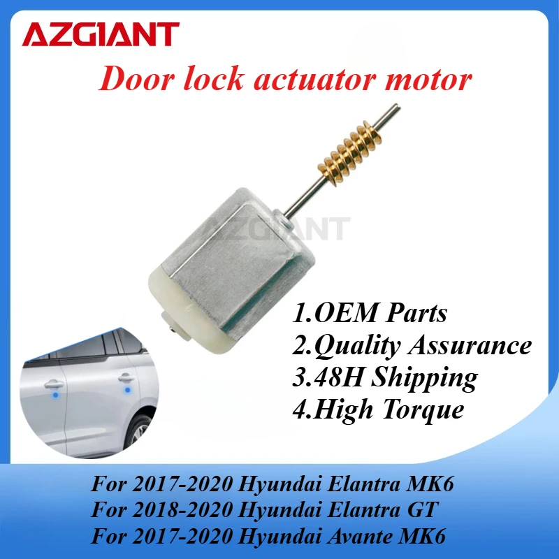 

AZGIANT FC-280SC-20150 Car door lock actuator motor for Hyundai Elantra MK6/Elantra GT/Avante MK6 High Quality Replacement Parts