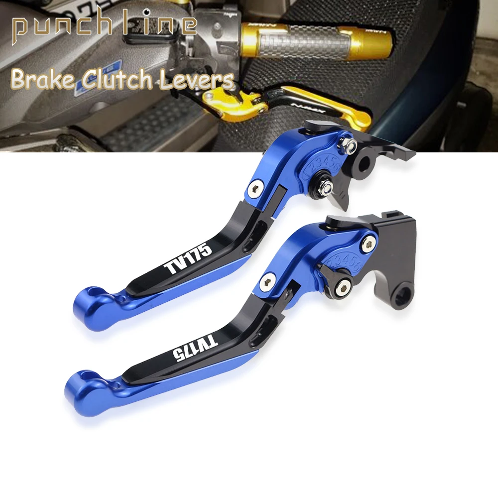 Fit For ROYAL ALLOY TV175 TV 175 Brake Levers Folding Extendable Brake Handles